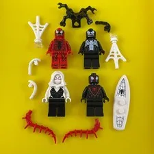 LEGO Spider-Man Universe Minifigures - Miles Carnage Venom Ghost Spider Gwen