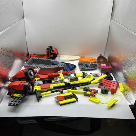 Lot Of Lego Boats Incomplete Partial Sets Replacement Parts MOC Hull