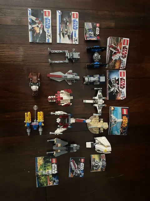 Lego Star Wars Polybag Lot- 8031, 30053, 30246, 30050, 8033, 30059, and more