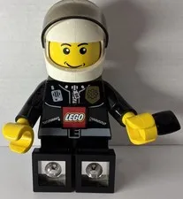 LEGO 8” Police Officer Wind Up Flashlight
