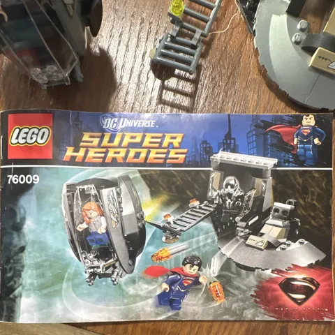 LEGO Superman Black Zero Escape 76009 168 pcs w/ Manual No Box
