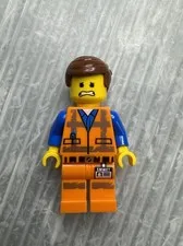 The LEGO Movie EMMET Orange Construction MINIFIGURE