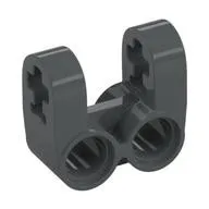 LEGO Part 41678 - Dark Bluish Gray Technic Axle and Pin Connector Perpendicular