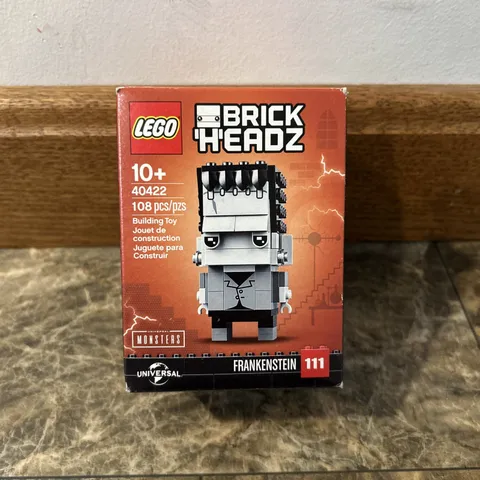 Rare LEGO 40422 BRICKHEADZ set ~ FRANKENSTEIN  ~ NEW Retired  Universal Monsters