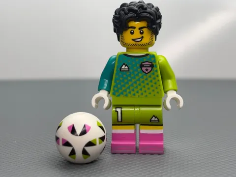 LEGO Soccer Goalkeeper Collectible Minifigure Series 29 CMF 71052 Soccer Ball