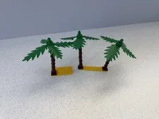 Vintage LEGO 1990s Palm Trees – Set of 3, Pirates/Islanders/Tropical Decor