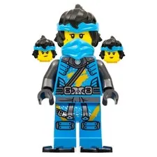Lego Ninjago Nya - Seabound, Black Hair njo0714