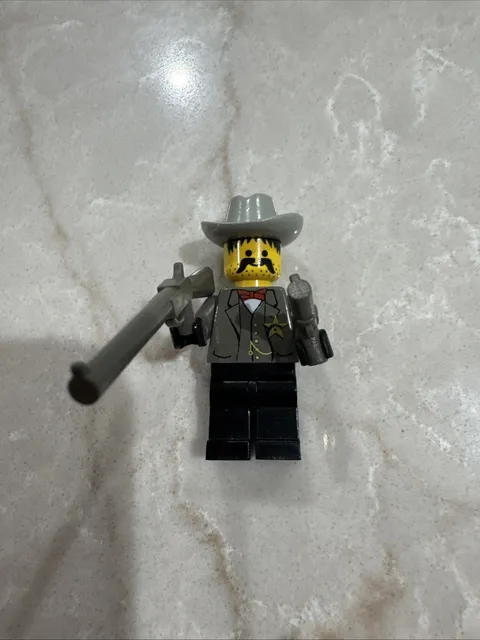 Retired Lego Mini Figure: Sheriff (Wild Wyatt West / Duke) ww021