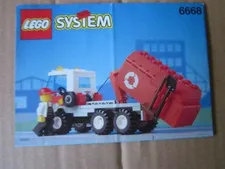 Lego System Building Instructions Instruction 6668
