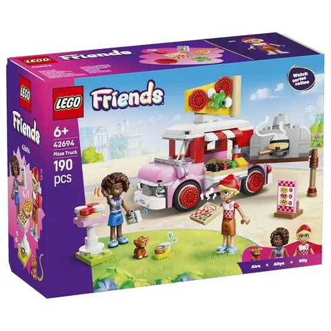 LEGO Friends Pizza Truck 42694 Food Van Playset With Minidolls Ages 6+