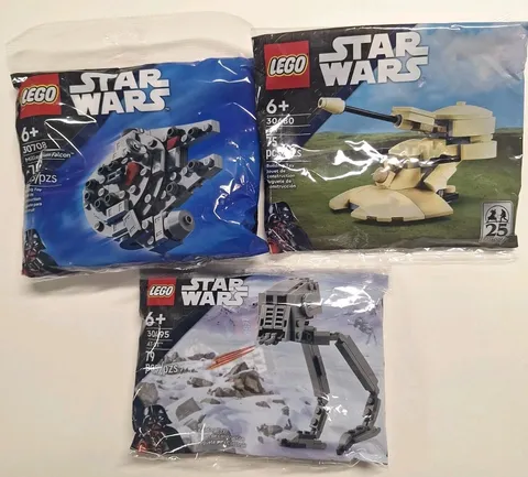 LEGO Star Wars Lot Of 3: At-St™ (30495) AAT 30680 FALCON 30708 NEW 