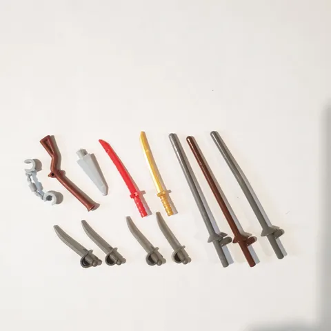 LEGO Mixed Lot Heavy Wear and Damaged Weapons
