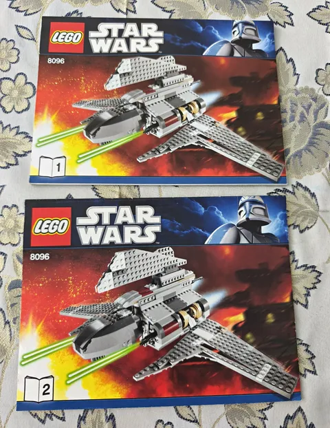 LEGO instructions Star Wars 8096 Emperor Palpatine's Shuttle issues 1 & 2 2010