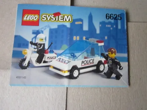 Lego System Building Instructions Instruction 6625 Police, Police