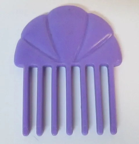 Vintage Mattel HOT LOOKS Lavender Purple Hair Comb Doll Accessory 1980s
