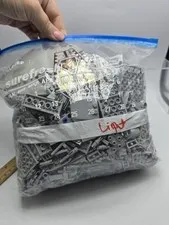 LEGO Light Gray Bricks/Pieces Bulk Lot Random Assortment