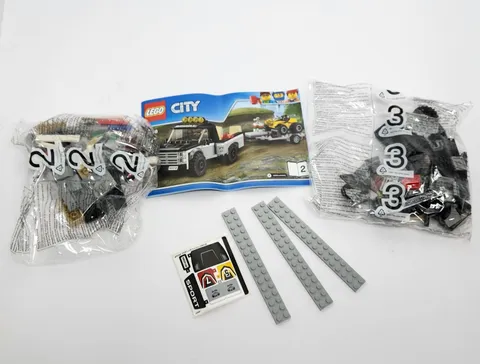 Lego City ATV Race Team 60148 Sealed Bags 2 & 3 Stickers COL-5202