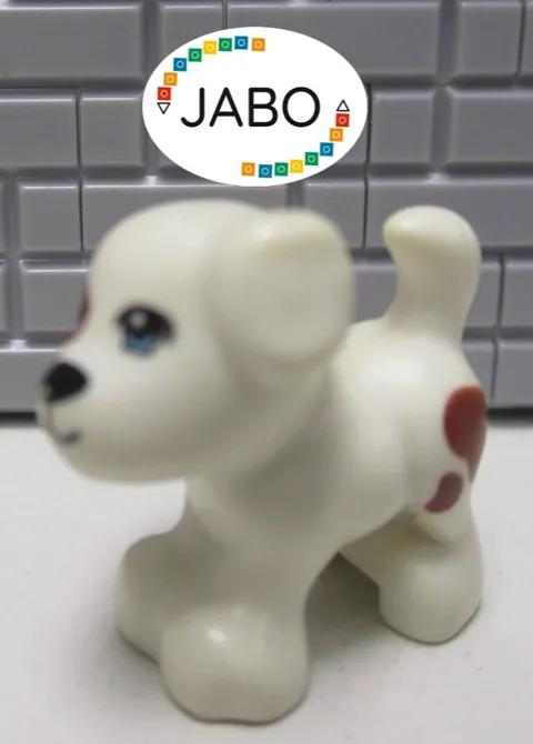 (O 15 / 6 / 5 ) Lego Animal 93088pb01 Dog Charlie / Jacky
