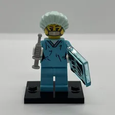 LEGO MINIFIGURES Series 6 Surgeon Minifigure w/ Syringe & X-Ray Tile