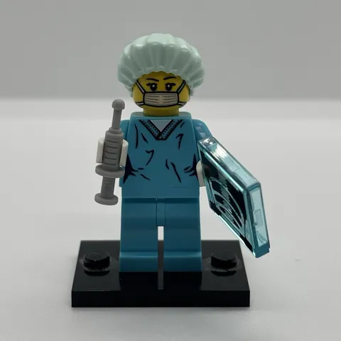 LEGO MINIFIGURES Series 6 Surgeon Minifigure w/ Syringe & X-Ray Tile