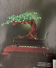 LEGO Bonsai Tree - Incomplete Set - Comes With Manual And Random set Pieces. 