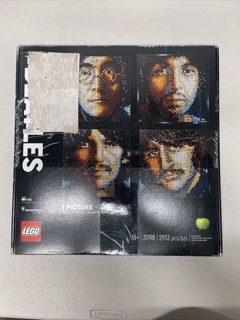 Lego Art Set 31198: The Beatles John/Paul/George/Ringo - New In Box Retired