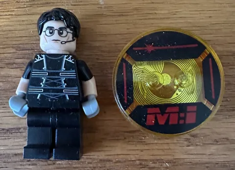 LEGO Dimensions Mission Impossible ETHAN HUNT minifigure with disc