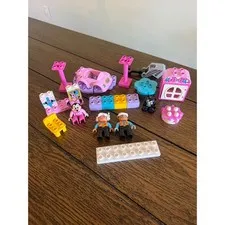 LEGO Duplo Disney Minnie Mouse Figaro Building Set Kids Pink Birthday Lot