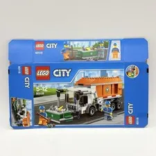 LEGO CITY Orange Recycling Truck 60118 Retired 2016- Box Package Only