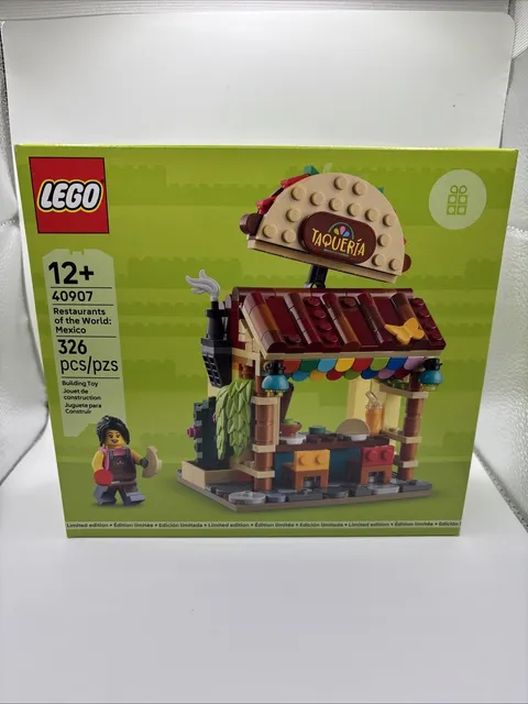 LEGO Restaurants of the World: Mexico (40907) Taqueria Taco Stand - NEW