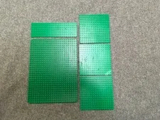 LEGO Green Baseplates Set of 5x 8x24 16x16 24x32 Boards