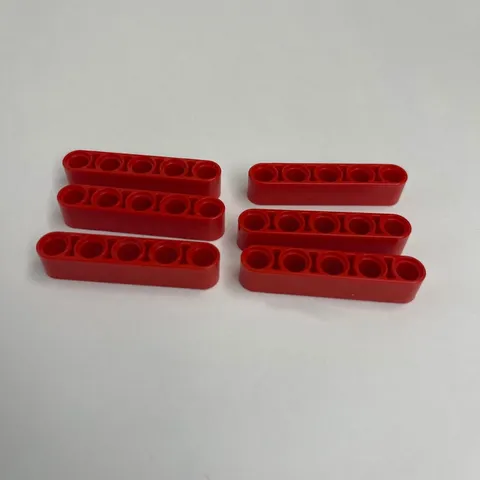Lego 32316 41616 Beams Red Replacement Parts Pieces Lot of 6