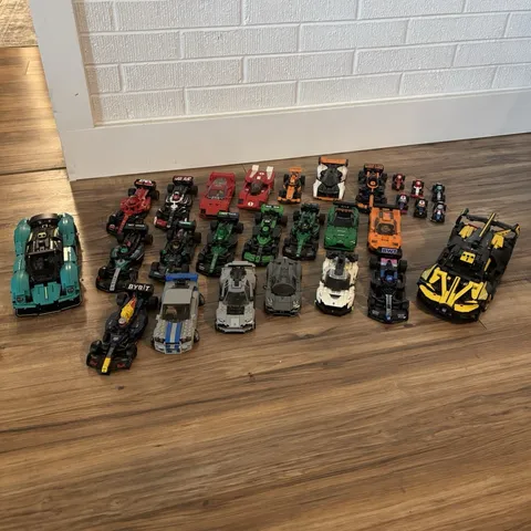 LEGO cars Lot Built Race Cars & Sports Cars.