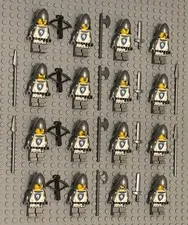 LEGO Horse Knight 16 Minifigures Lot Army Builder Castle Knight Guys Warrior NEW