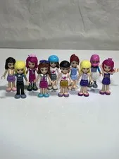 Lego Huge Lot 10 Friends Minifigure Used Good Condition E118