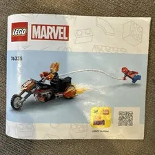 Lego Spiderman Set #76335 Marvel Spider-Man Instruction Manual Booklet Only