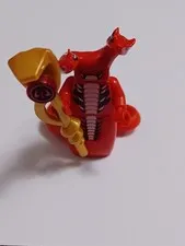 Lego Fangtom Minifigure Ninjago Rise Of The Snakes Red Fangpyre Tribe & Staff