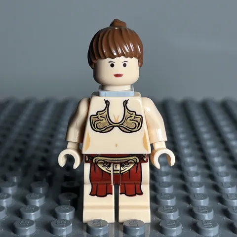 LEGO Princess Leia Minifigure Slave sw0085a 852552 Star Wars Lot Rare 3i