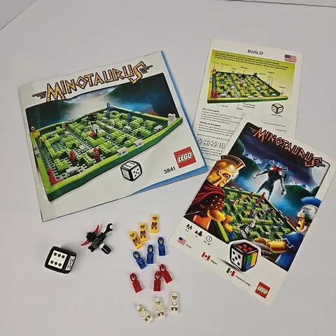 Lego MINOTAURUS Board Game 3841 Replacement Pieces Parts Gladiators Figures Dice