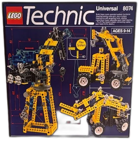 LEGO Technic Universal 8074 Sealed 298 Pieces 1992 Vintage Classic Set