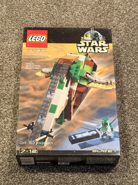 LEGO Star Wars 7144 Slave I NEW SEALED Vintage 2000 MISB Unopened Boba Fett Set⁠