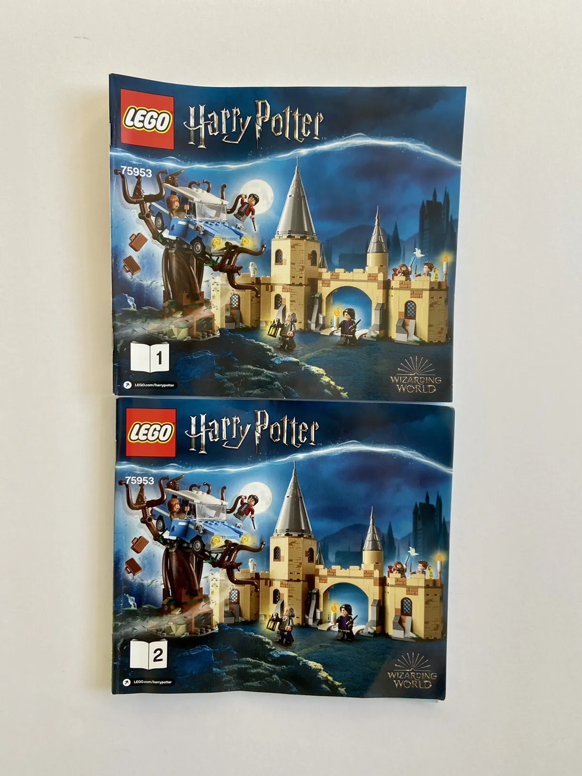 LEGO 75953 Harry Potter Howarts Whomping Willow Instruction Manuals 1&2 ONLY