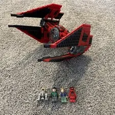 LEGO Star Wars Major Vonreg's TIE Fighter 75240 - w/ Minifigures Rare Retired
