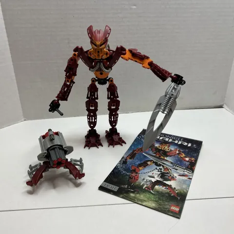 LEGO BIONICLE Toa Inika Jaller 8911 INCOMPLETE