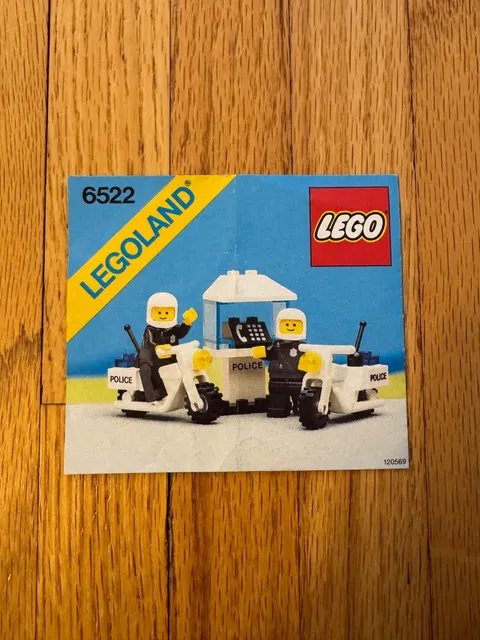 Lego Town Highway Patrol (6522) Instruction Booklet Only