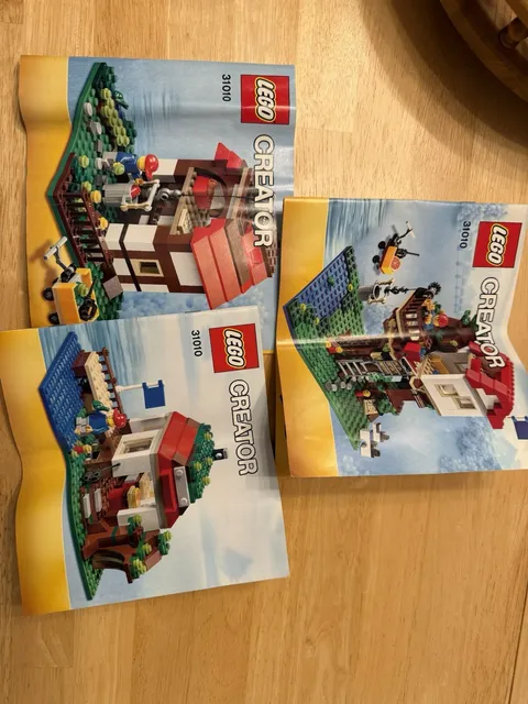 LEGO CREATOR 31010 Illustrated Instruction Manual Booklets - Booklet Format