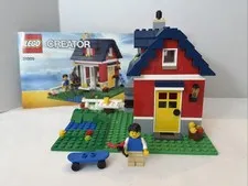 Lego Creator 3-In-1 - Small Cottage - Set #31009 - 100% Complete With Manual