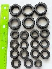Lego 1/4 Lb (4 oz) Bulk Lot 21 Tires for Car/Truck/TECHNIC V3