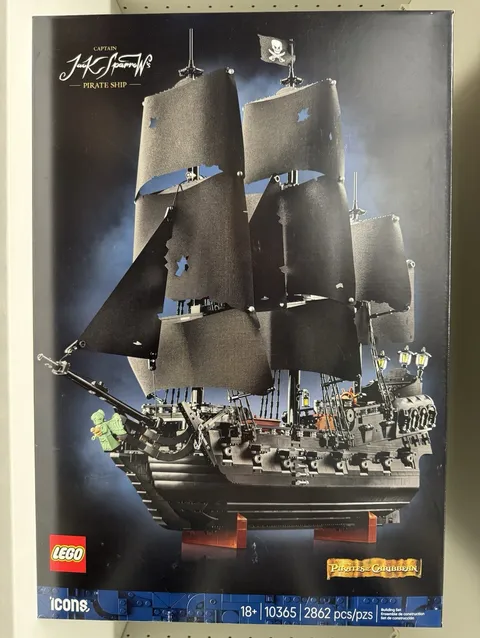LEGO Icons Pirates 10365 Captain Jack Sparrow's Pirate Ship 2862 pcs 18+