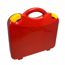 Red LEGO Travel Storage Container Carry Case 2012 Box Plastic 11" X 10"